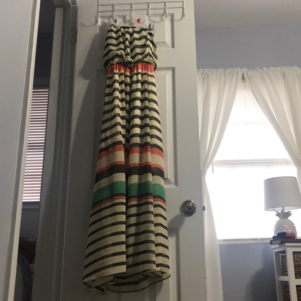 Maxi dress stripes